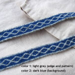 Krajka tabliczkowa wzór OOOO, kolory do wyboru, T04_Tmix - 3