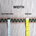 Tablet woven belt for historical re-enactment and LARP,  B12_Tv1 - 3