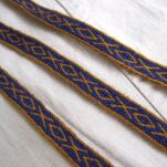 Brettchengewebte Borte aus Wolle, T02_Tv3 - 3