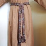 Tablet woven belt for historical re-enactment and LARP, D40_Fv1 - 2