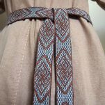 Tablet woven belt for historical re-enactment and LARP, D40_Fv1 - 3