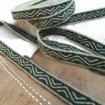 Brettchengewebte Borte aus Wolle, T11_Tv3 - 3