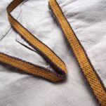 Brettchengewebte Borte aus Wolle , T10_Fv1 - 2