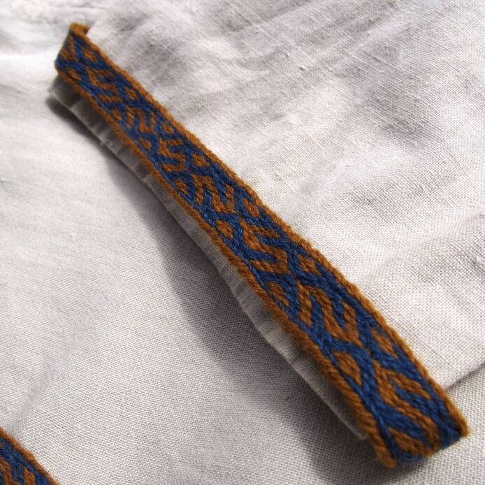 Brettchengewebte Borte aus Wolle, D03_Tv1