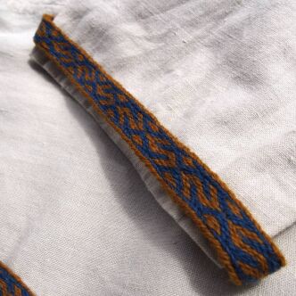 Brettchengewebte Borte aus Wolle, D03_Tv1