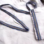 Tablet woven band for historical reenactment, Kaupang design, A13_Fv1 - 2