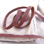 Brettchengewebte Borte aus Leinen, A10c_Lv9 - 2