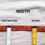Krajka tabliczkowa wzór OXOX, kolory do wyboru, A05b_Tmix - 3