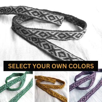 Krajka tabliczkowa wzór OXOX, kolory do wyboru, A05b_Tmix