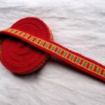 Brettchengewebte Borte aus Wolle , Staraya Ladoga, A36_Tv1 - 3