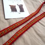 Brettchengewebte Borte aus Wolle , Staraya Ladoga, A36_Tv1 - 2