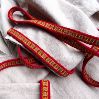 Krajka tkana na tabliczkach, wzór ze Starej Ładogi, A36_Tv1