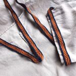 Brettchengewebte Borte aus Wolle, A33_Fv4 - 3