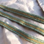 Tablet woven trim with Oseberg pattern, A02_Fv5 - 2