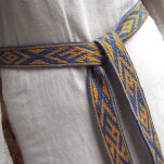 Krajka tabliczkowa z wełny, wzór z Birki, D11_D07_Tv2 - 2