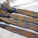 Krajka tabliczkowa z wełny, wzór z Birki, D11_D07_Tv2 - 3