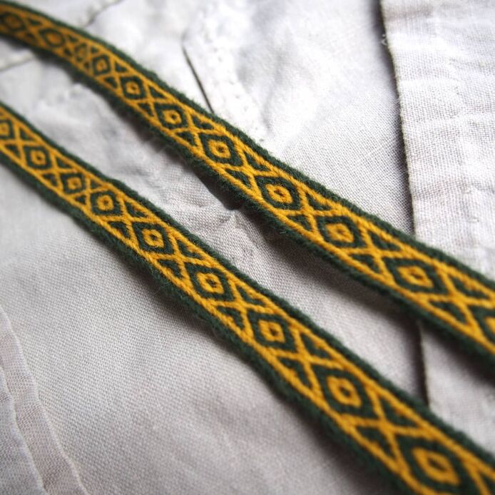 Brettchengewebte Borte aus Wolle , T01_Tv1