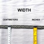 Brettchengewebte Borte aus Wolle, A05a_Fv3 - 3