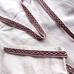 Brettchengewebte Borte aus Wolle , T01_Tv2 - 2