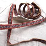 Linen tablet woven trim for historical re-enactment,, A32_Lv2 - 4