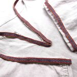 Linen tablet woven trim for historical re-enactment,, A32_Lv2 - 5