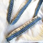 Brettchengewebte Borte aus Wolle , T02b_Tv2 - 2