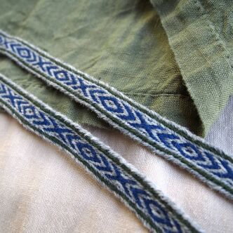 Brettchengewebte Borte aus Wolle , T02b_Tv2