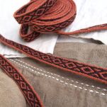 Brettchengewebte Borte aus Wolle, T01_Tv3 - 2