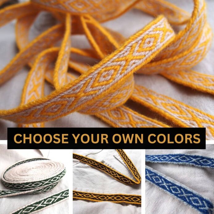 Krajka tabliczkowa wzór OXOX, kolory do wyboru, T02_Tmix