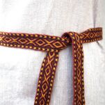 Tablet woven belt for historical re-enactment and LARP, A10d_Tv9 - 2