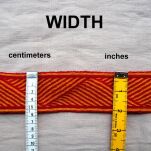 Szeroka krajka tabliczkowa na kaftan vendel, wybierz własne kolory, C08B_Tv1 - 2