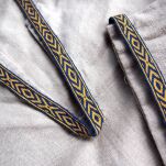 Linen tablet woven trim for historical re-enactment, A4_Lv1 - 2