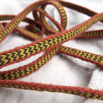 Krajka tkana na tabliczkach, wzór z Nowogrodu, A35_Tv2