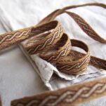 Brettchengewebte Borte aus Leinen, C01_Lv1 - 4