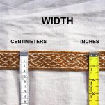 Tablet woven belt for historical re-enactment and LARP, D28_Tv3 - 3