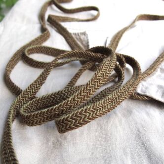 Brettchengewebte Borte aus Wolle, A42_Tv1