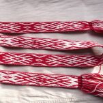Tablet woven belt for historical re-enactment and LARP,  D44_45_Tv1 - 6