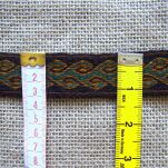Tablet woven belt for historical re-enactment and LARP,  B07_Tv1 - 4