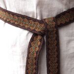Tablet woven belt for historical re-enactment and LARP,  B07_Tv1 - 2