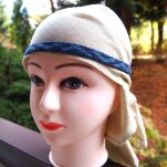 Krajka tabliczkowa – opaska na głowę, czółko, T36_Fv1 - 2