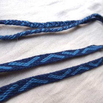 Krajka tabliczkowa – opaska na głowę, czółko, T36_Fv1