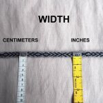 Brettchengewebte Borte aus Wolle , T07_Tv2 - 3