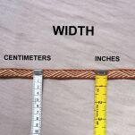 Krajka tabliczkowa – opaska na głowę, czółko, T20_Fv5 - 3