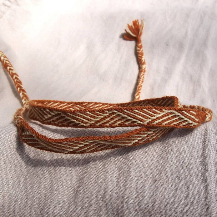 Krajka tabliczkowa – opaska na głowę, czółko, T20_Fv5