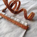 Brettchengewebte Borte aus Leinen, A10a_Lv1 - 2