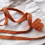 Brettchengewebte Borte aus Leinen, A10a_Lv1 - 3