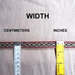 Brettchengewebte Borte aus Wolle , T01b_Tv2 - 3