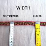 Tablet woven headband for historical reenactment, T20_Fv1 - 3