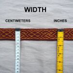 Tablet woven belt for historical re-enactment and LARP, D28_Tv2 - 3