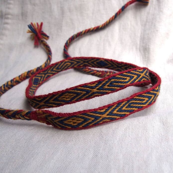 Krajka tabliczkowa – opaska na głowę, czółko, wzór z Vestrum, T16_Fv1